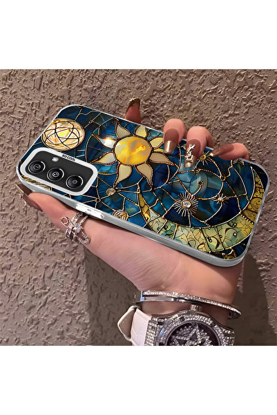 Hontinga حافظة هاتف متوافقة مع هاتف سامسونج جالاكسي M34، خلفية صلبة مضادة للس...