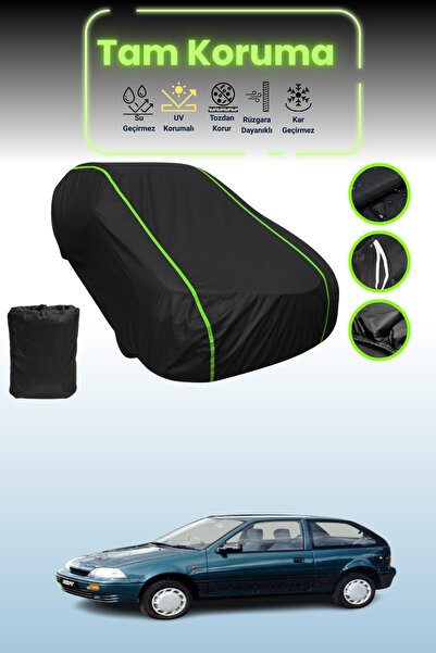 Dokaca Neo غطاء حماية للسيارة باللون الأسود النيون قماش مجدّل سوزوكي سويفت 3 ...