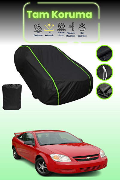Dokaca Neo غطاء حماية للسيارة من القماش الأسود اللامع قماش مجدّل شيفروليه كوب...