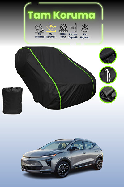 Dokaca Neo غطاء حماية من القماش للسيارة باللون الأسود النيون قماش مجدّل شيفرو...