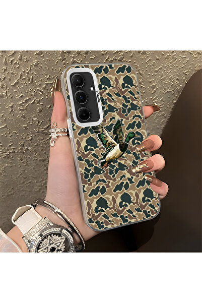 Hontinga حافظة متوافقة مع هاتف سامسونج جالاكسي A55، حافظة هاتف صلبة مضادة للس...