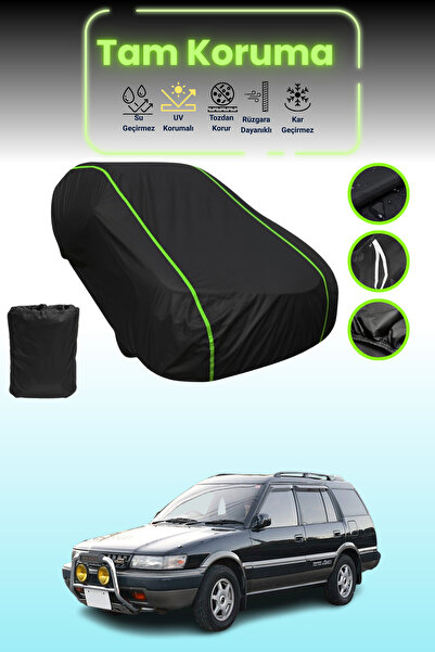 Dokaca Neo غطاء حماية للسيارة من قماش السيارة باللون الأسود النيون قماش مجدّل...