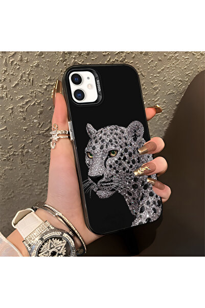 Hontinga حافظة متوافقة مع هاتف iPhone 12، حافظة هاتف صلبة مضادة للسقوط، نمط ب...