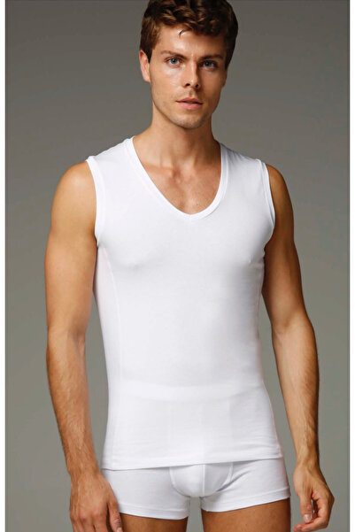 Dagi Men's V-Neck Sleeveless 10-Pack Undershirts/T-Shirts