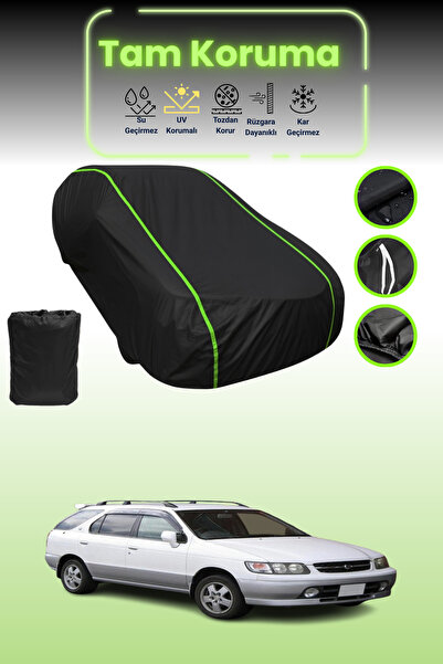 Dokaca Neo غطاء حماية للسيارة من القماش الأسود اللامع قماش مجدّل نيسان آر نيس...