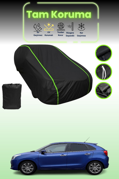 Dokaca Neo غطاء حماية للسيارة من القماش الأسود المتوافق مع سيارة سوزوكي بالين...