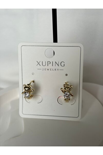 XUPING JEWELRY Ayıcıl Taşlı Çocuk Küpesi