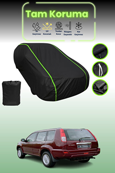 Dokaca Neo غطاء حماية للسيارة من القماش الأسود اللامع قماش مجدّل نيسان إكس-تر...