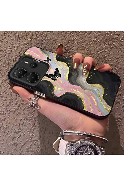 Hontinga حافظة هاتف متوافقة مع هاتف Xiaomi Redmi Note 14 4G، حماية للكاميرا، ...