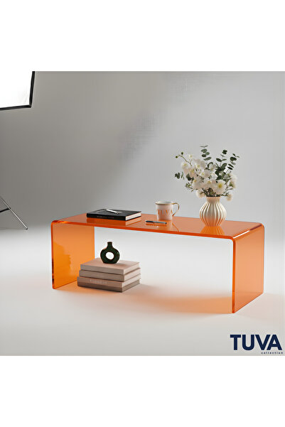 TUVA REKLAM Monarch Grande - TUVA Şeffaf Pleksi Orta Sehpa | Modern Akrilik S...