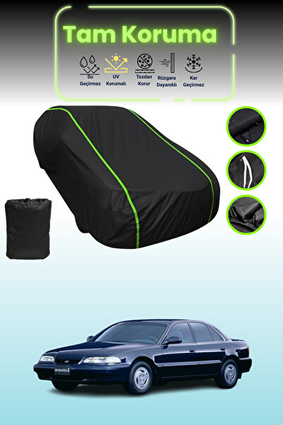 Dokaca Neo غطاء حماية من القماش للسيارة باللون الأسود النيون قماش مجدّل متواف...