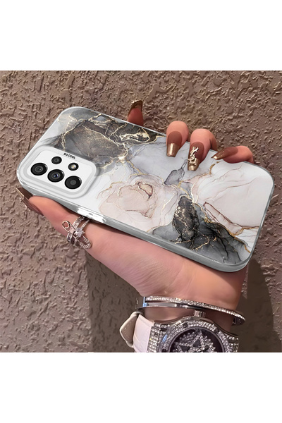 Hontinga حافظة هاتف متوافقة مع هاتف سامسونج جالاكسي A73، حماية للكاميرا، ظهر ...