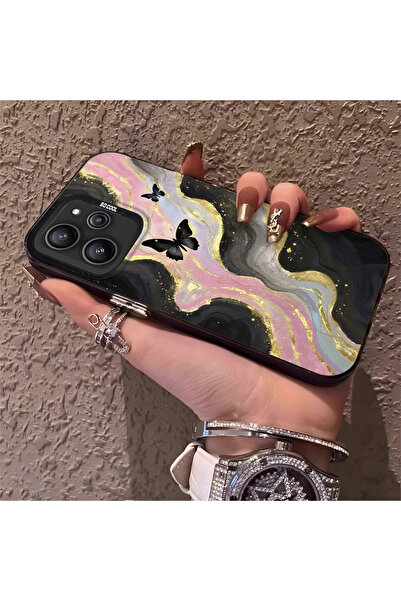 Hontinga حافظة هاتف متوافقة مع هاتف Xiaomi Redmi 12 4G، حماية للكاميرا، ظهر ص...