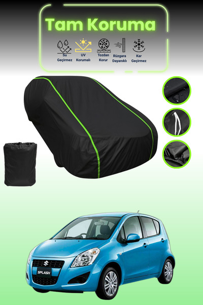 Dokaca Neo غطاء حماية للسيارة من القماش الأسود المتوافق مع سيارة سوزوكي سبلاش...