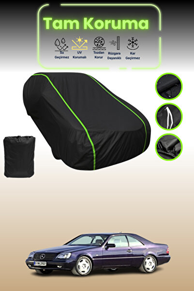 Dokaca Neo غطاء حماية للسيارة باللون الأسود النيون قماش مجدّل مرسيدس cl كوبيه...