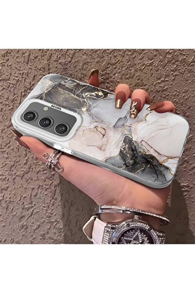 Hontinga حافظة هاتف متوافقة مع سامسونج جالاكسي S24، حماية للكاميرا، ظهر صلب م...