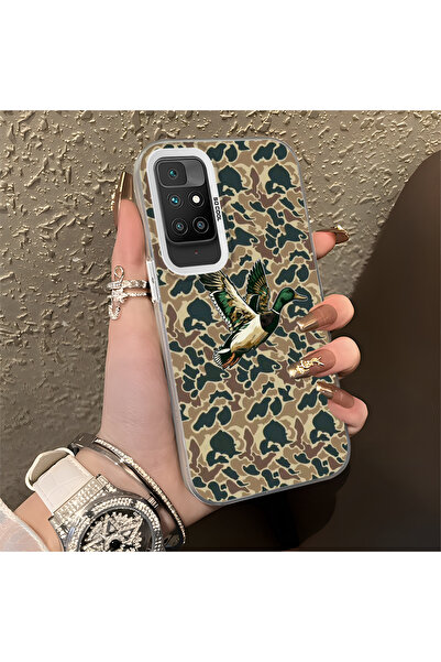 Hontinga حافظة متوافقة مع هاتف Xiaomi Redmi 10، حافظة صلبة مضادة للسقوط، نمط ...