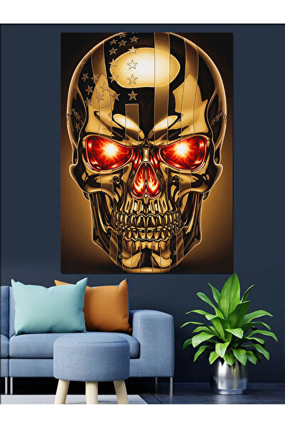 KanvasSepeti Vopsea în ulei de înaltă calitate, auriu metalic uscat, texturat...