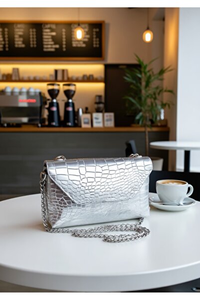 Designist Lame Rugan Abiye Çanta