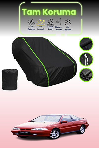 Dokaca Neo غطاء حماية للسيارة باللون الأسود النيون قماش مجدّل هيونداي سكوب 19...