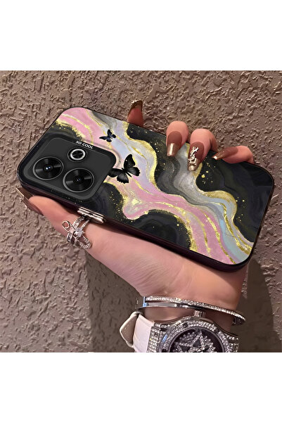 Hontinga حافظة هاتف Xiaomi Redmi 13 4G المتوافقة مع حماية الكاميرا، خلفية صلب...