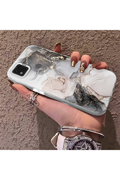 Hontinga حافظة هاتف متوافقة مع هاتف Xiaomi Poco C31، حماية للكاميرا، ظهر صلب،...