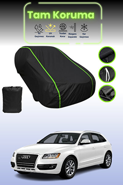 Dokaca Neo غطاء حماية للسيارة من القماش الأسود اللامع قماش مجدّل Audi Q5 2016...