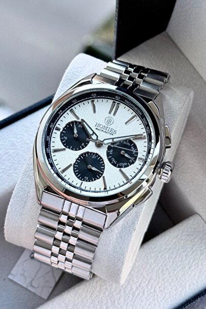 Homies Men's Multifunctional Guaranteed Wristwatch with Steel Calendar and Bracelet Gift Hmc4R5