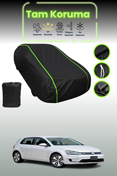 Dokaca Neo غطاء حماية من القماش للسيارة باللون الأسود النيون قماش مجدّل فولكس...