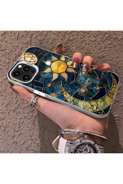 Hontinga حافظة هاتف متوافقة مع iPhone 15 Pro Max ذات ظهر صلب ومضادة للسقوط وس...