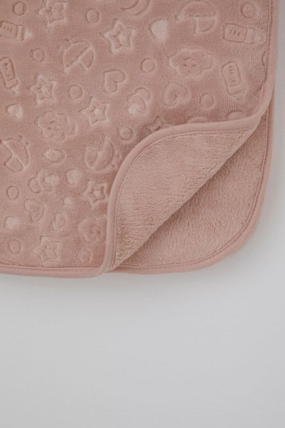 golden kids Golden Golden Newborn Baby Blanket Embossed Patterned Standard, Dusty Rose
