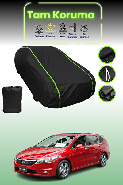 Dokaca Neo Black Neon Corded Fabric Honda Stream Compatible Car Tarpaulin Car Tarpaulin Protection Cover