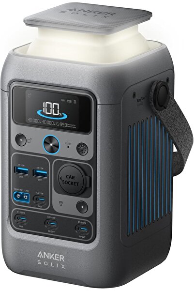 Anker Soundcore Anker SOLIX C300 DC Power Bank Station, Outdoor 288Wh (90,000mAh), Portable Power Station