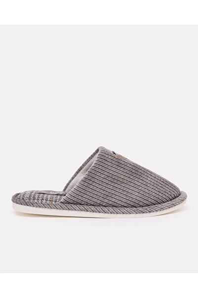 REDTAG Men Grey Corduroy Slippers