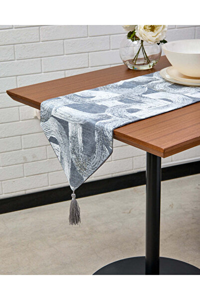REDTAG Grey Printed Table Runner