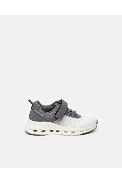 REDTAG Boys Grey Ombre Velcro Trainers