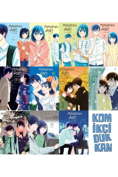 Kayıp Kıta Yayınları Mobuko'nun Aşkı 1-2-3-4-5-6-7-8-9-10-11 manga seti (11 K...