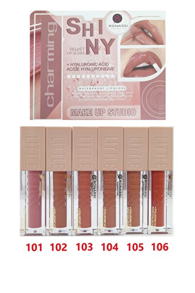 RS Ronassi Cosmetics Velvet Shiny +Hyaluronic Acid Lipgloss Parlak Likit Ruj