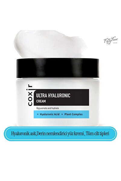 Coxir Crema de fata Ultra Hyaluronic 50 ml - Crema bogata cu acid hialuronic