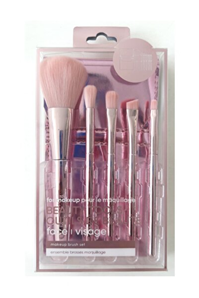 Miniso 5 Parça Makyaj Fırçası Seti ve Saklama Çantası