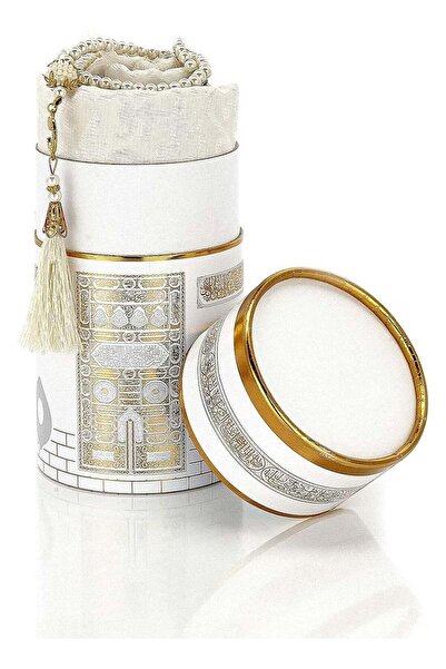 Türkiye High-Quality Muslim Prayer Mat Gift Set with Soft Janamaz, Elegant Ta...