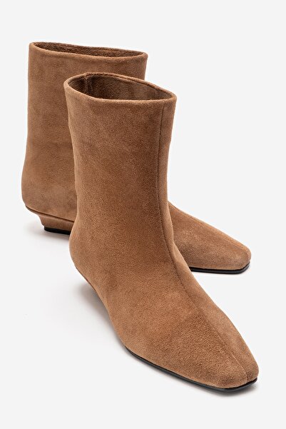 LuviShoes Nacho Toprak Suede Genuine Leather Women's Boots