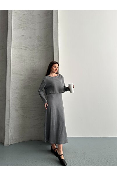 eyyebelle طقم نسائي مكون من مبطن بالصوف قطعة من البلوزات القصيرة