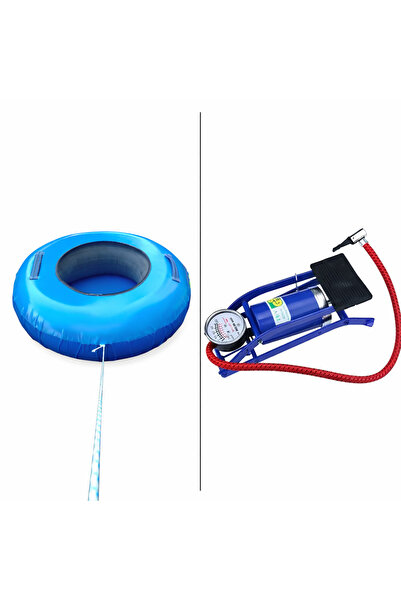 karkay Şişme kar kızağı mavi büyük boy pompalı