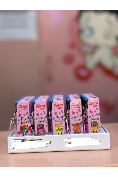 BETTY Baykuşlu Anahtarlık ve Çakmak