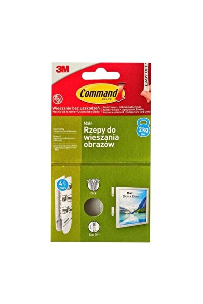 COMMAND 17202 Küçük Boy Cırt Bant 2 Kg Taşıma Kapasitesi