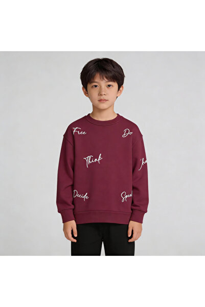 king brich Детска блуза с голям размер и бродерия на велосипедна яка