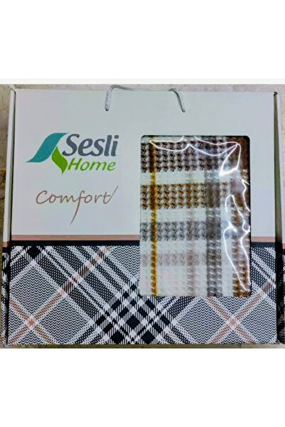Blue Home Sound Comfort Cotton Scottish Blanket Single Size: 150 cm X 200 cm
