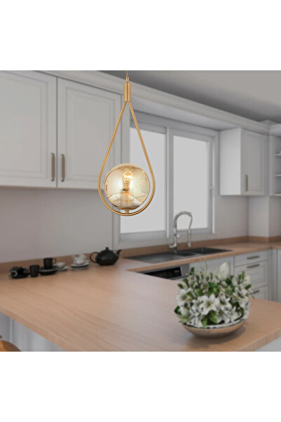 HubRom MIRZA 3539-01-01-FRR Πολυέλαιος Αντίκα-Καφέ 20x100 cm 1xE27 Μέγ. 60W