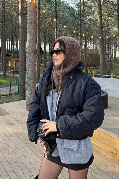 Eka Tricotaj pentru femei Balaklava Beanie 594-14911